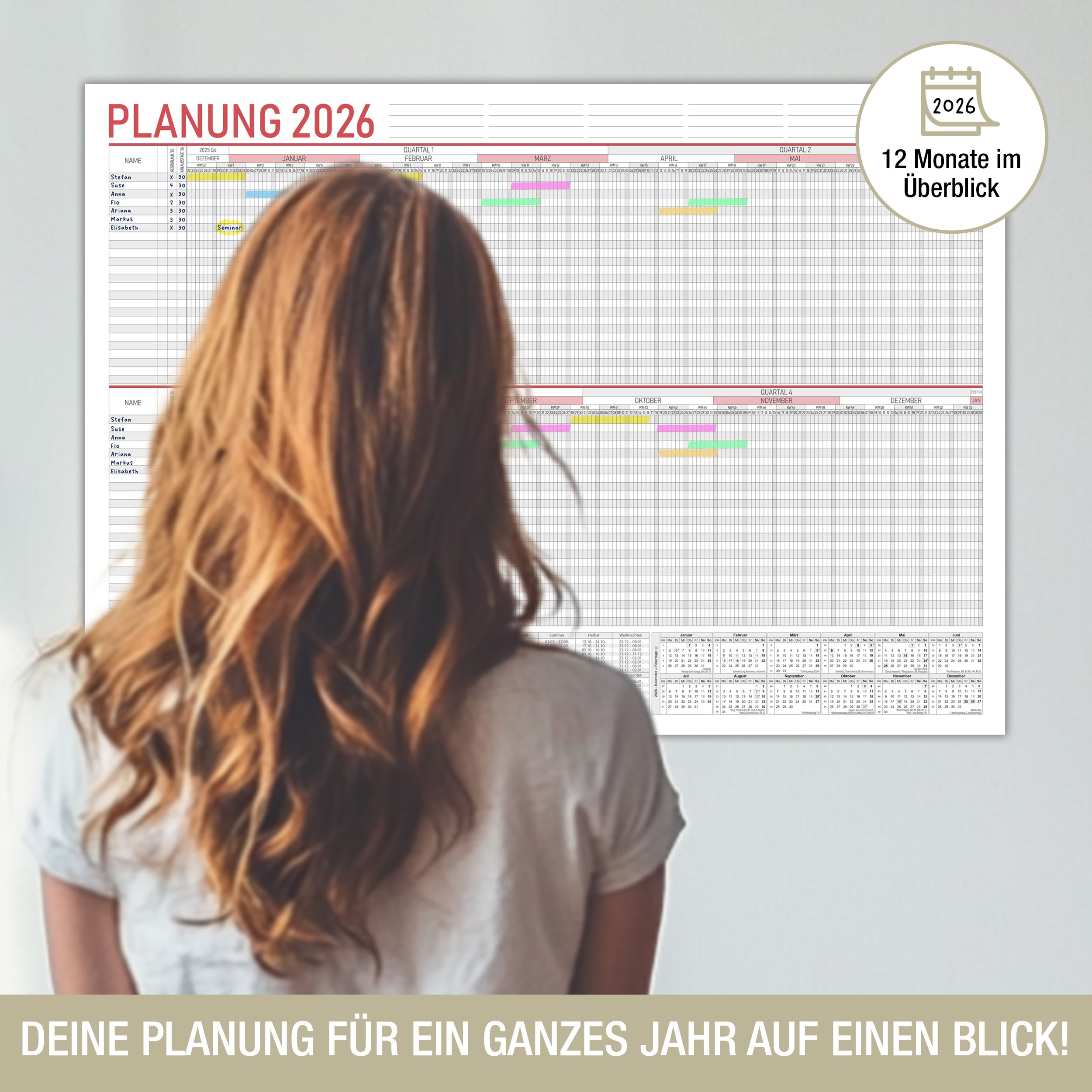 A2 Mitarbeiter- / Urlaubsplaner 2026