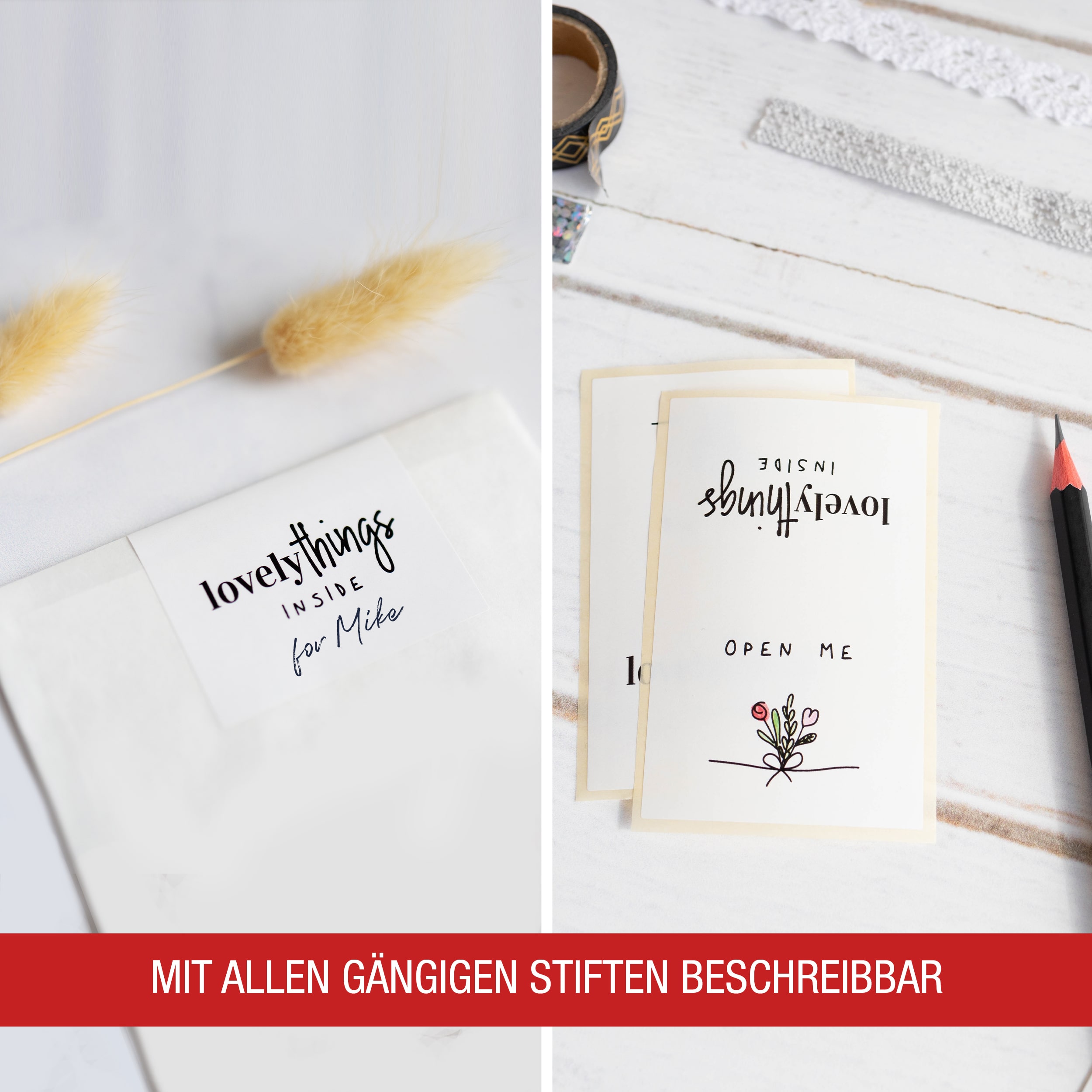 Banderole Sticker "Lovely Things"