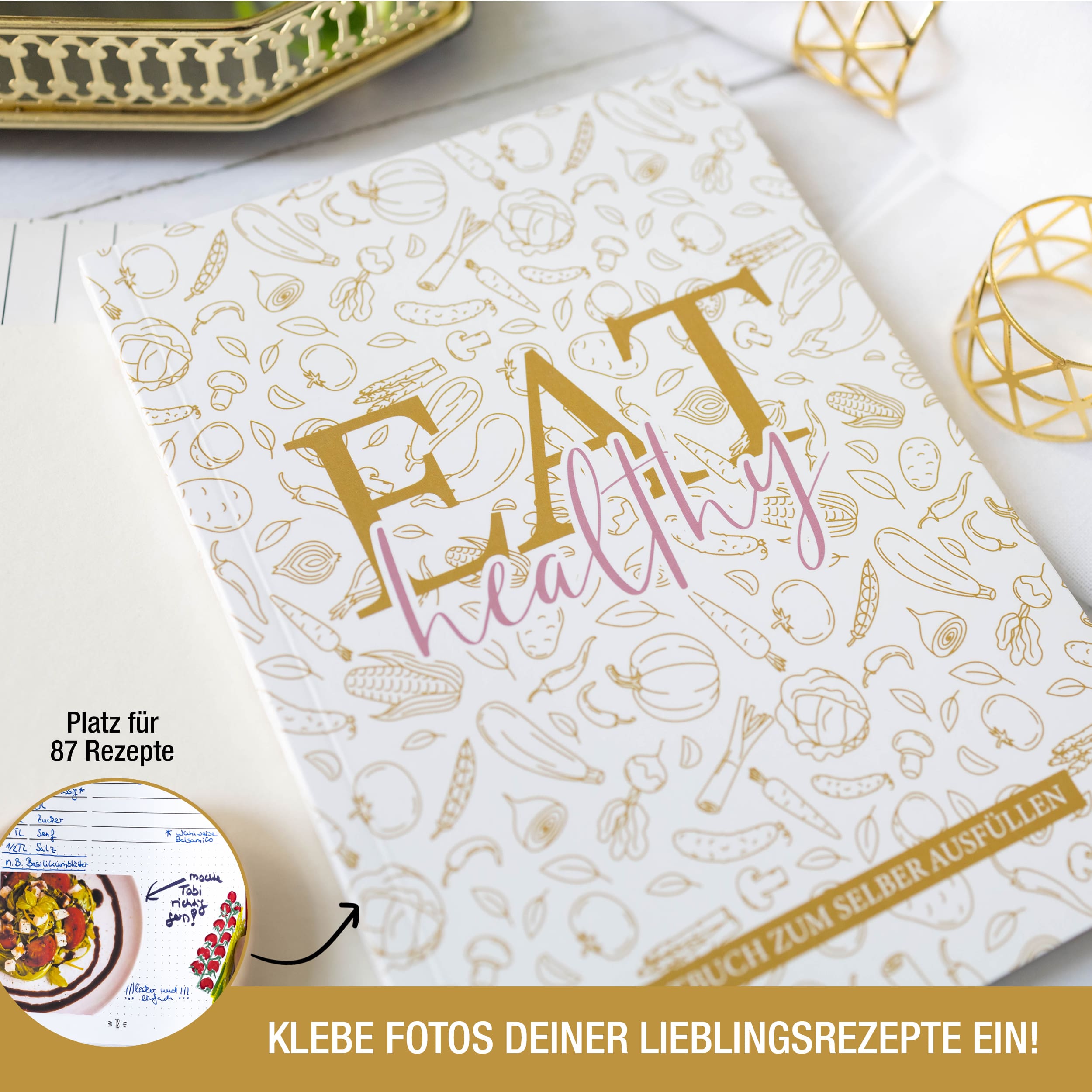 Rezeptbuch "Goldstück" A5