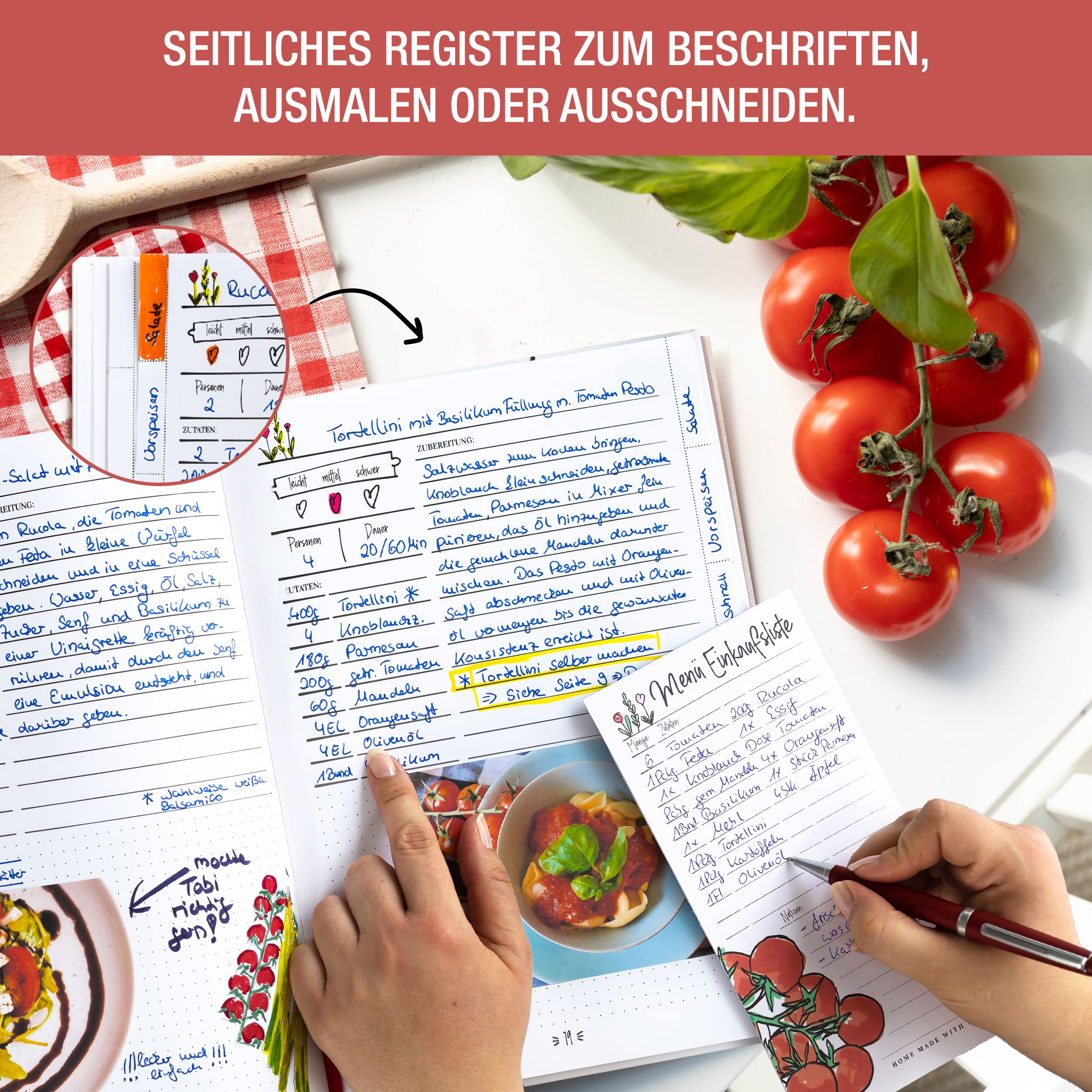 Rezeptbuch "Kräuterrosa" A5