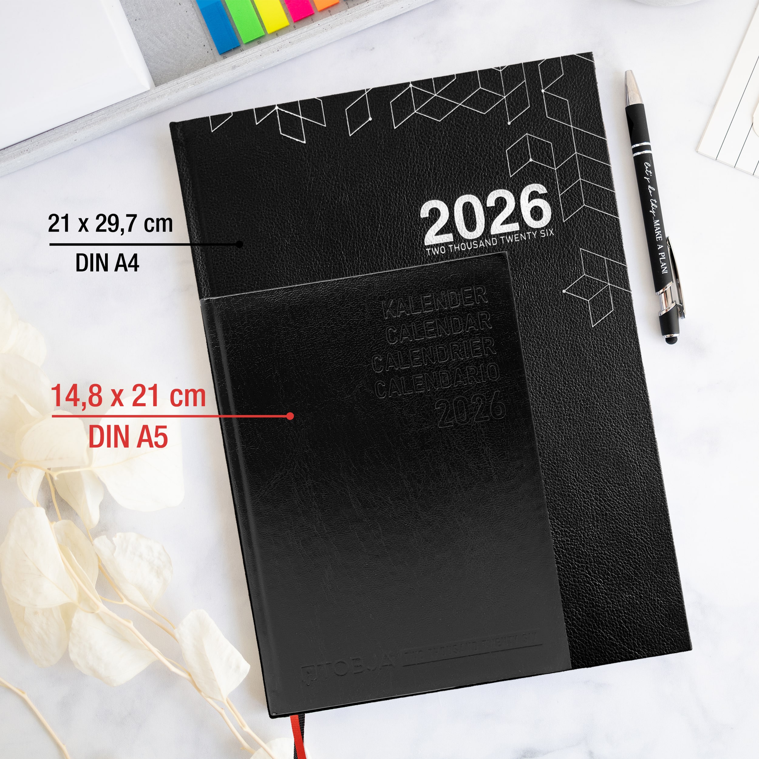 Buchkalender 2026 A5 PlanWise