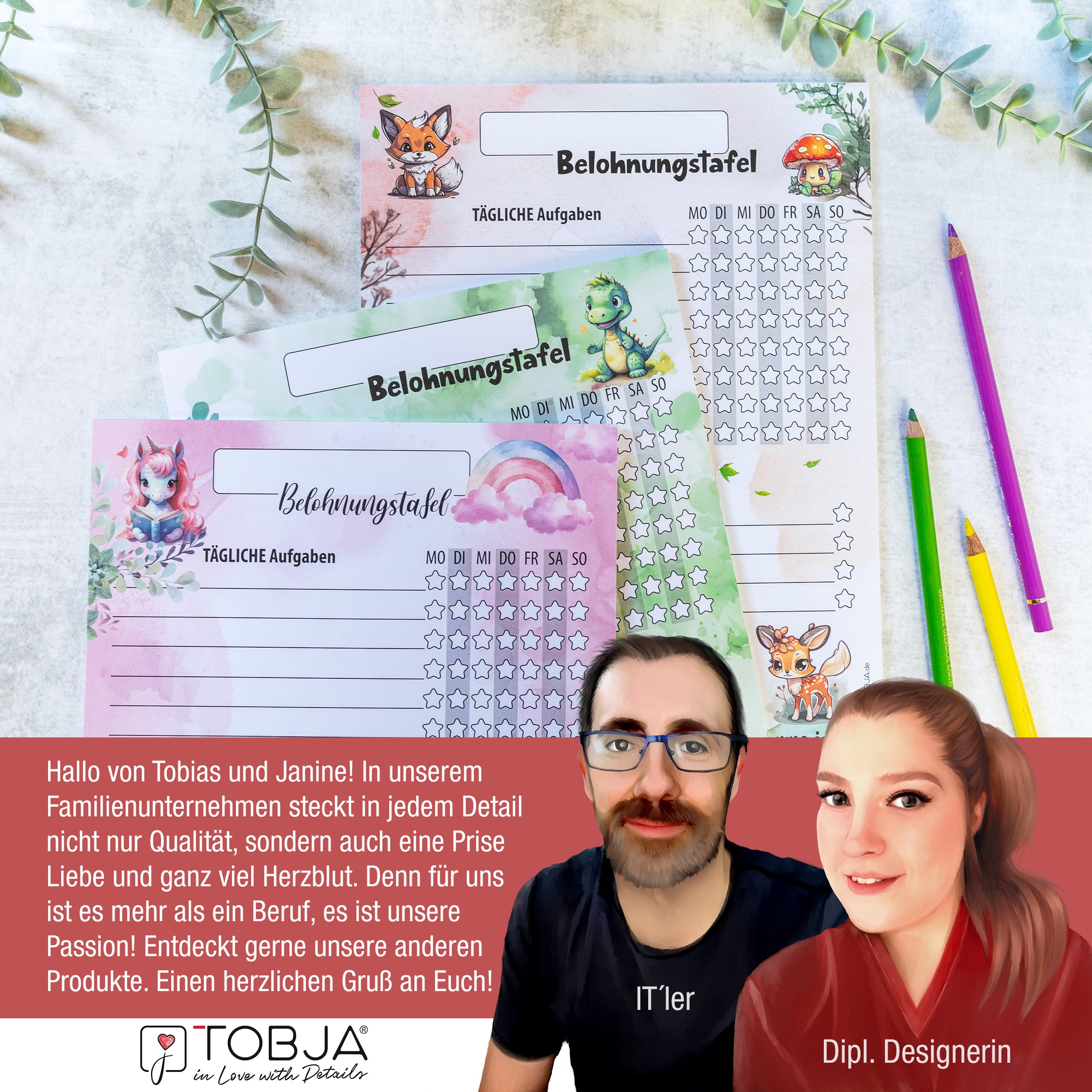 Geschwister-Schultüte Einhorn