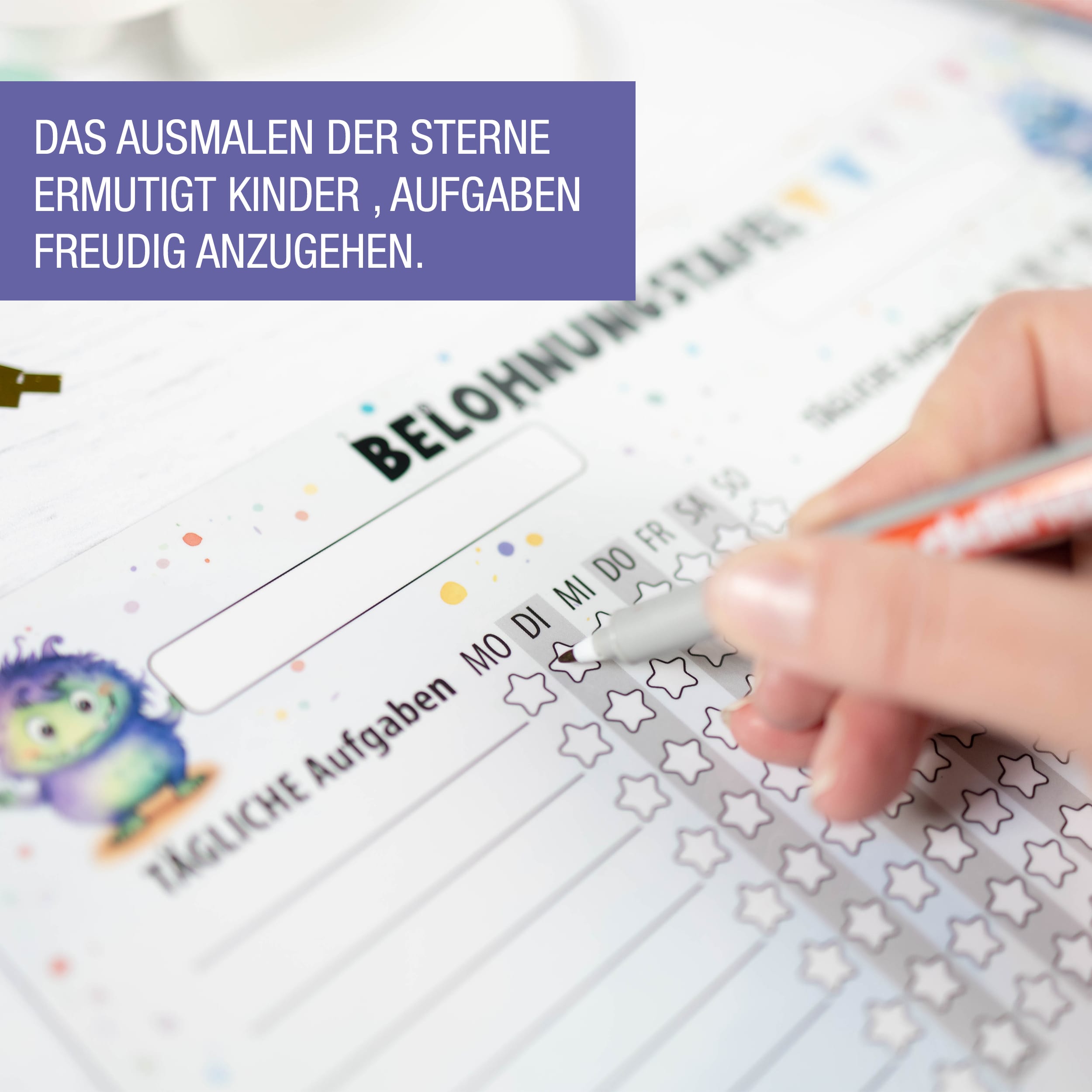 Belohnungstafel für zwei, Monster magnetisch