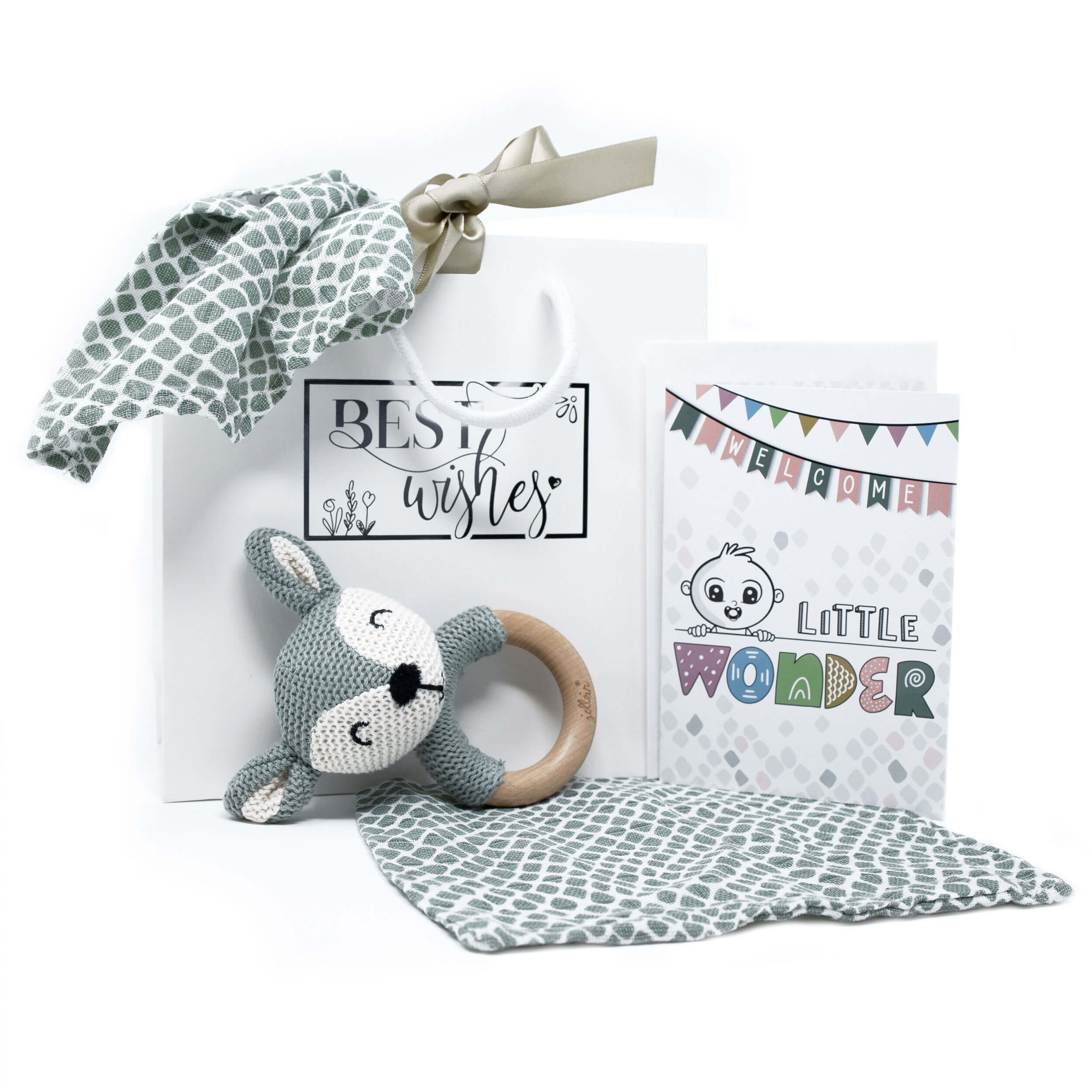 Baby Geschenkset Junge "Rassel"