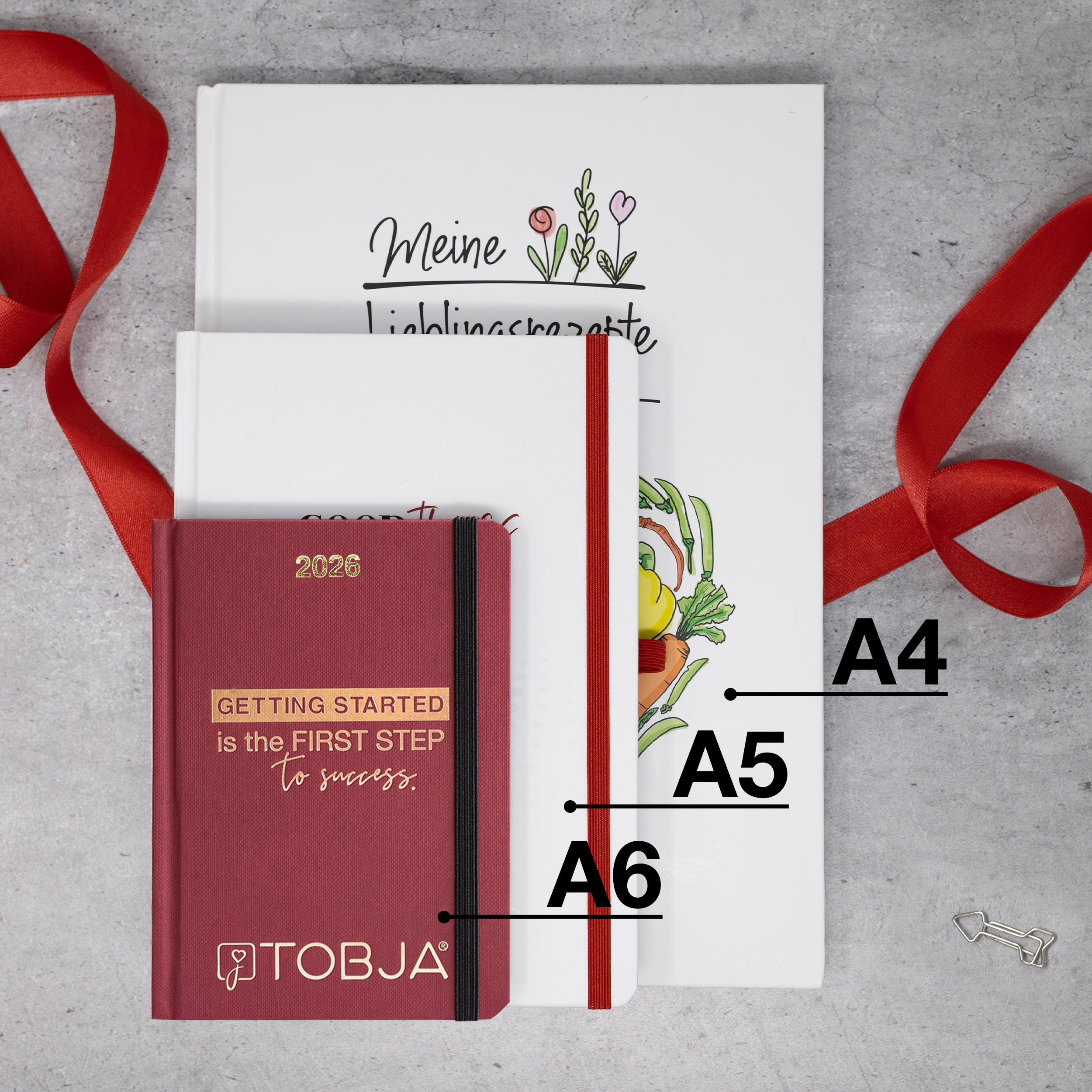 A6 Taschenkalender 2026 "Red success" Kalender