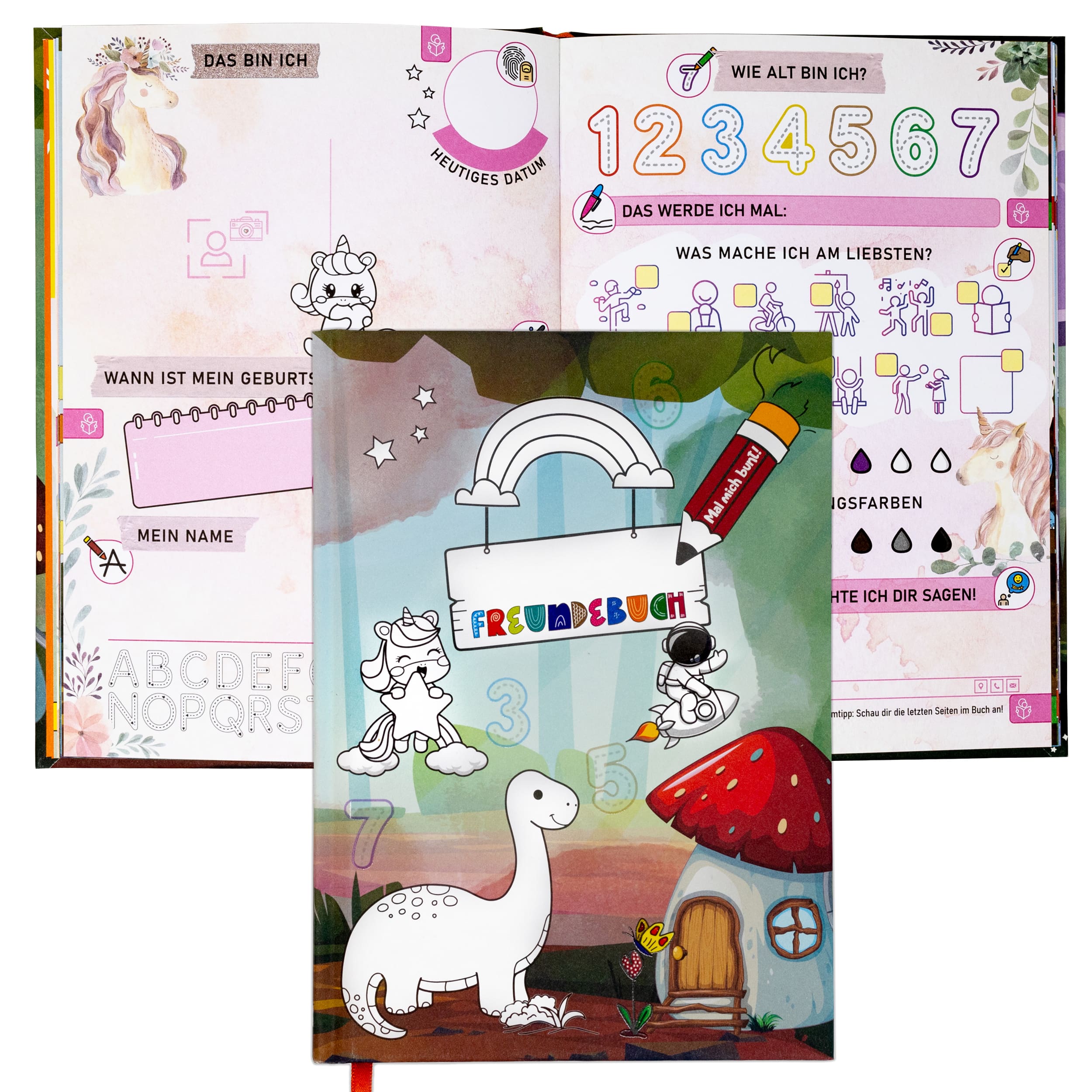 Kindergartenfreundebuch "Kunterbunt"