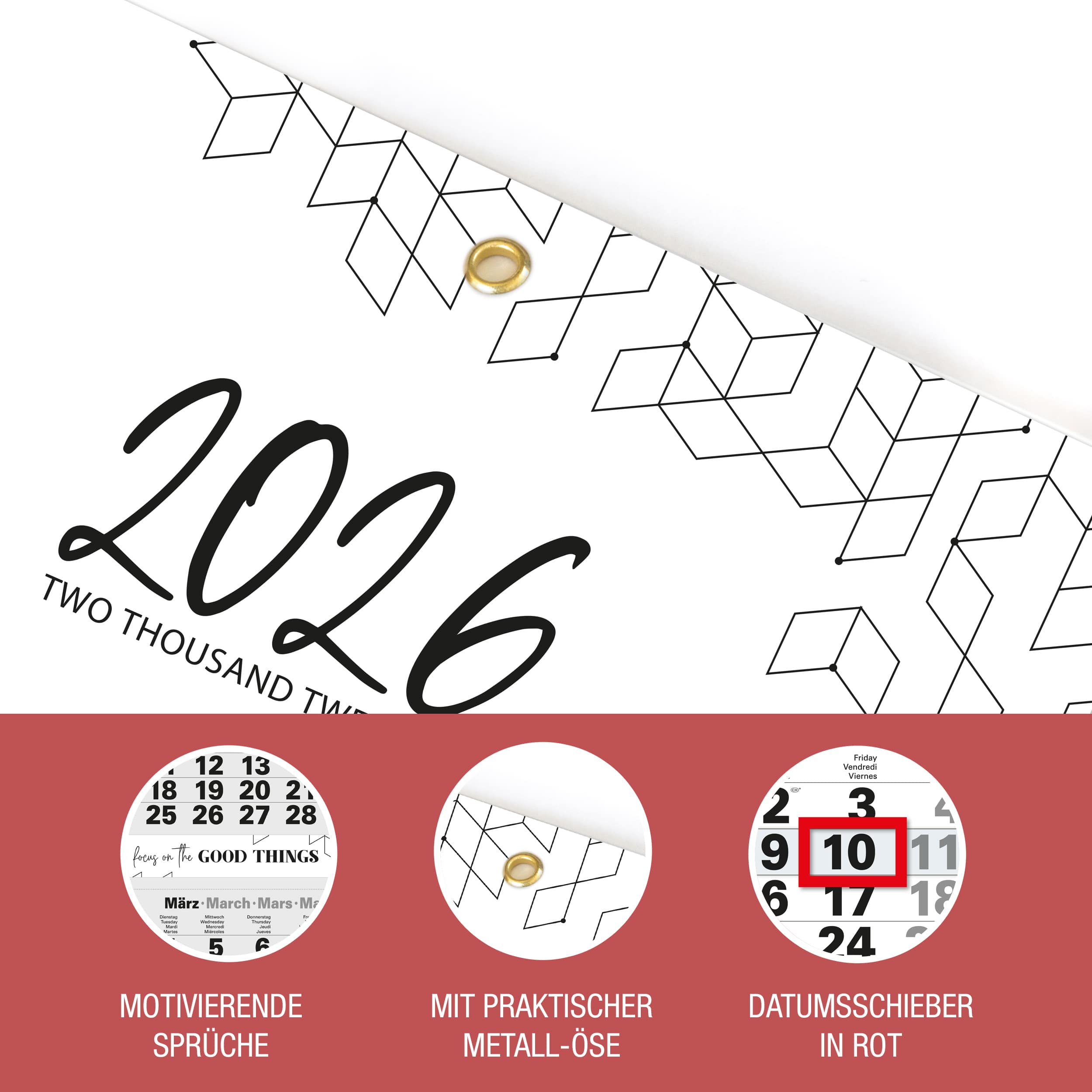 5 Monatskalender 2026 "Motivation Moments"