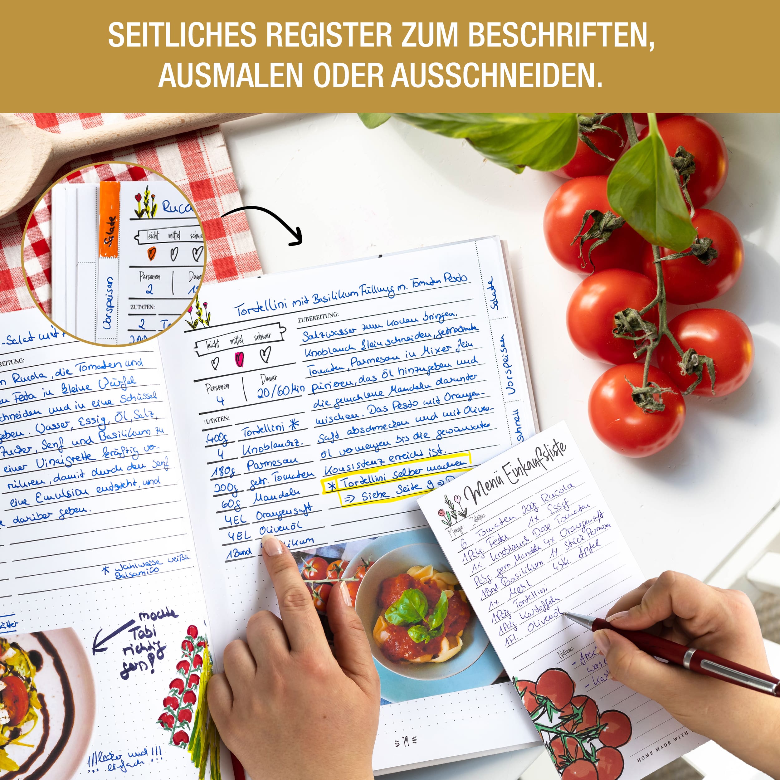 Rezeptbuch "Goldstück" A5