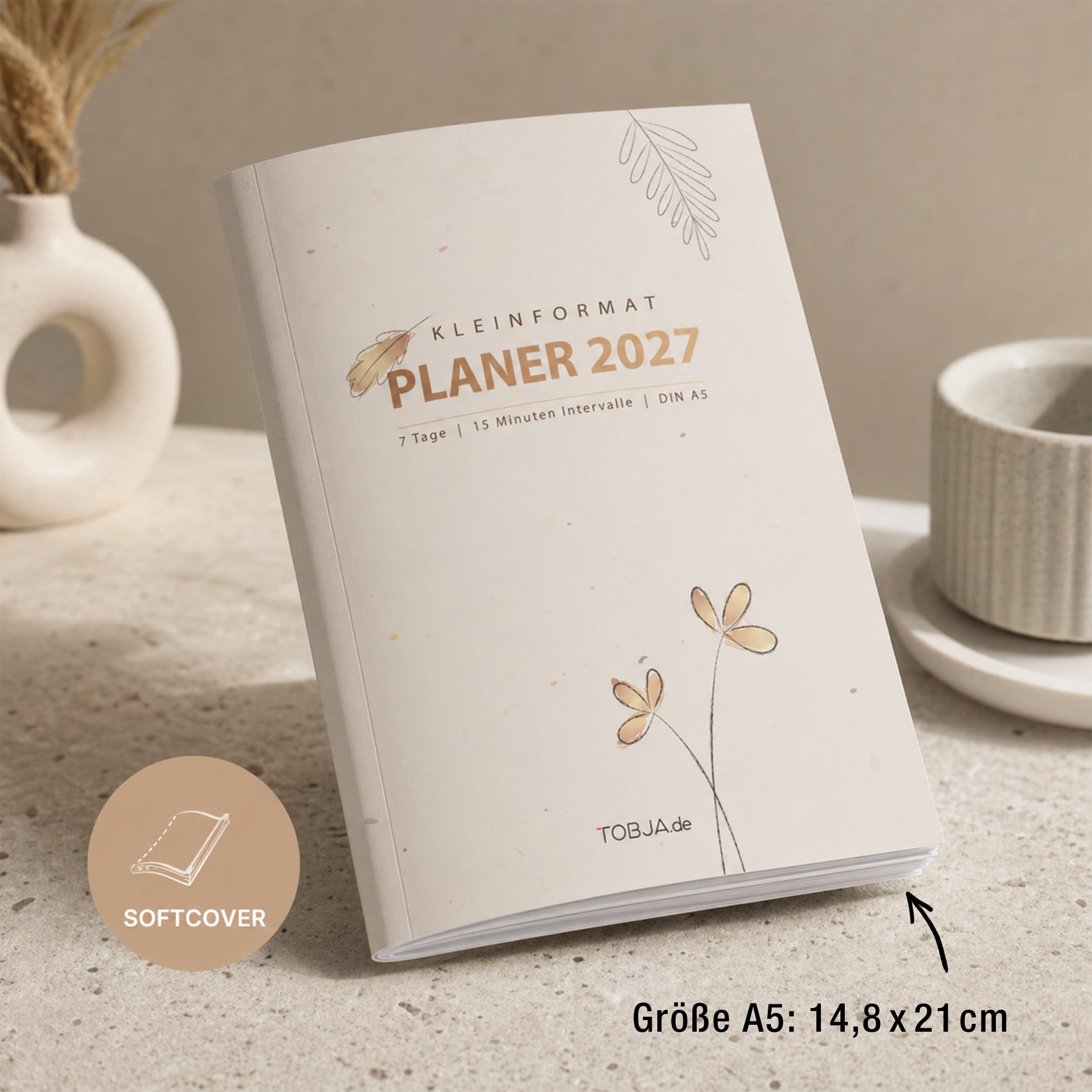Praxisplaner 2027 A5 Flora