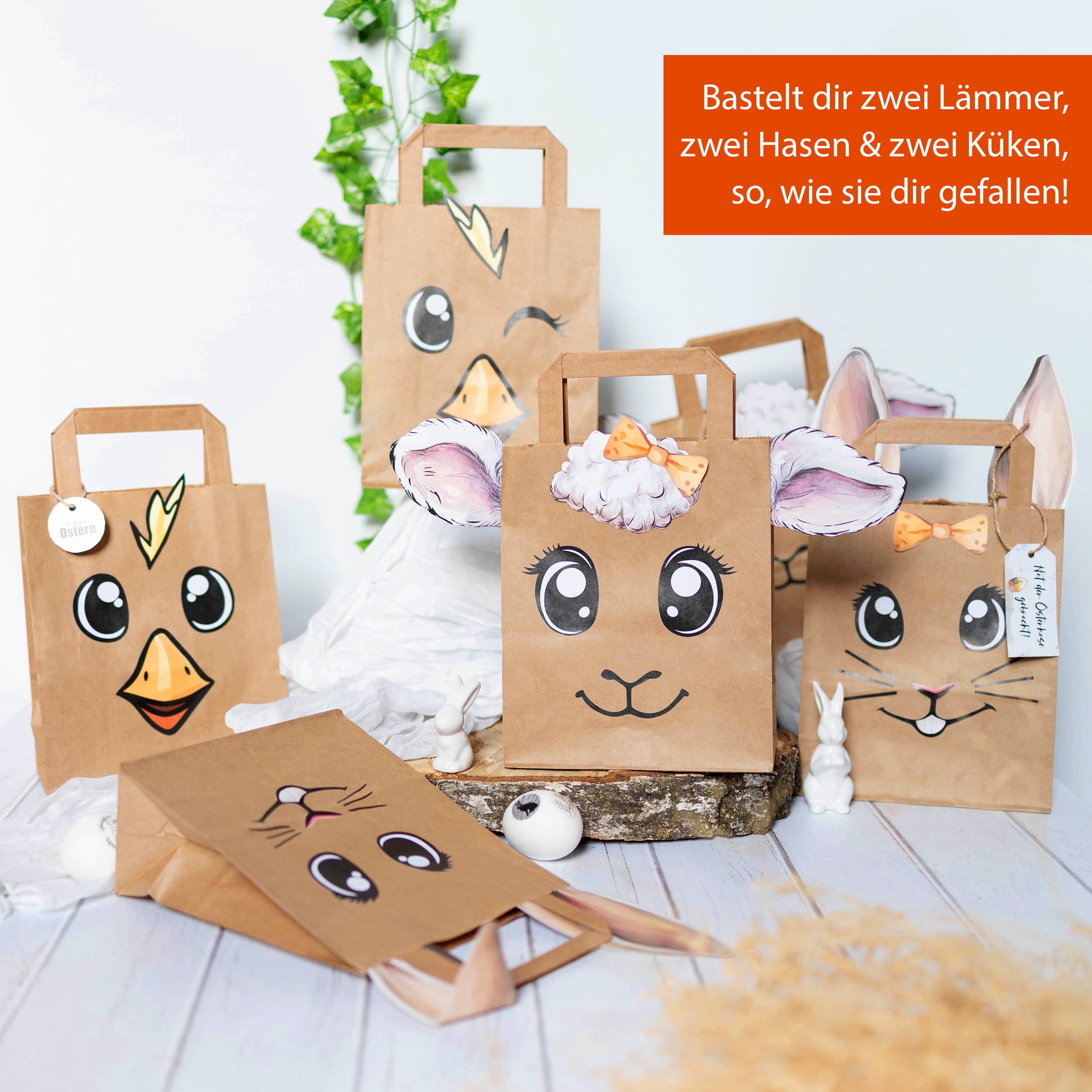 DIY Ostertaschen – Kreatives Bastelset für Oster-Geschenke