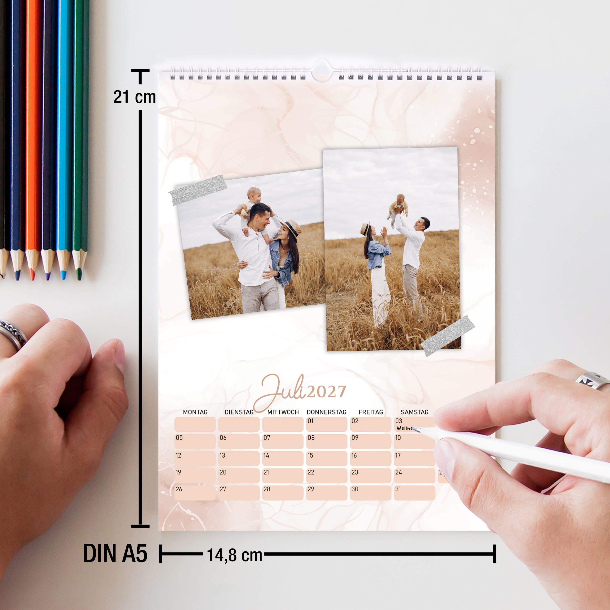 DIY Foto-Kalender 2027 Bloom A5