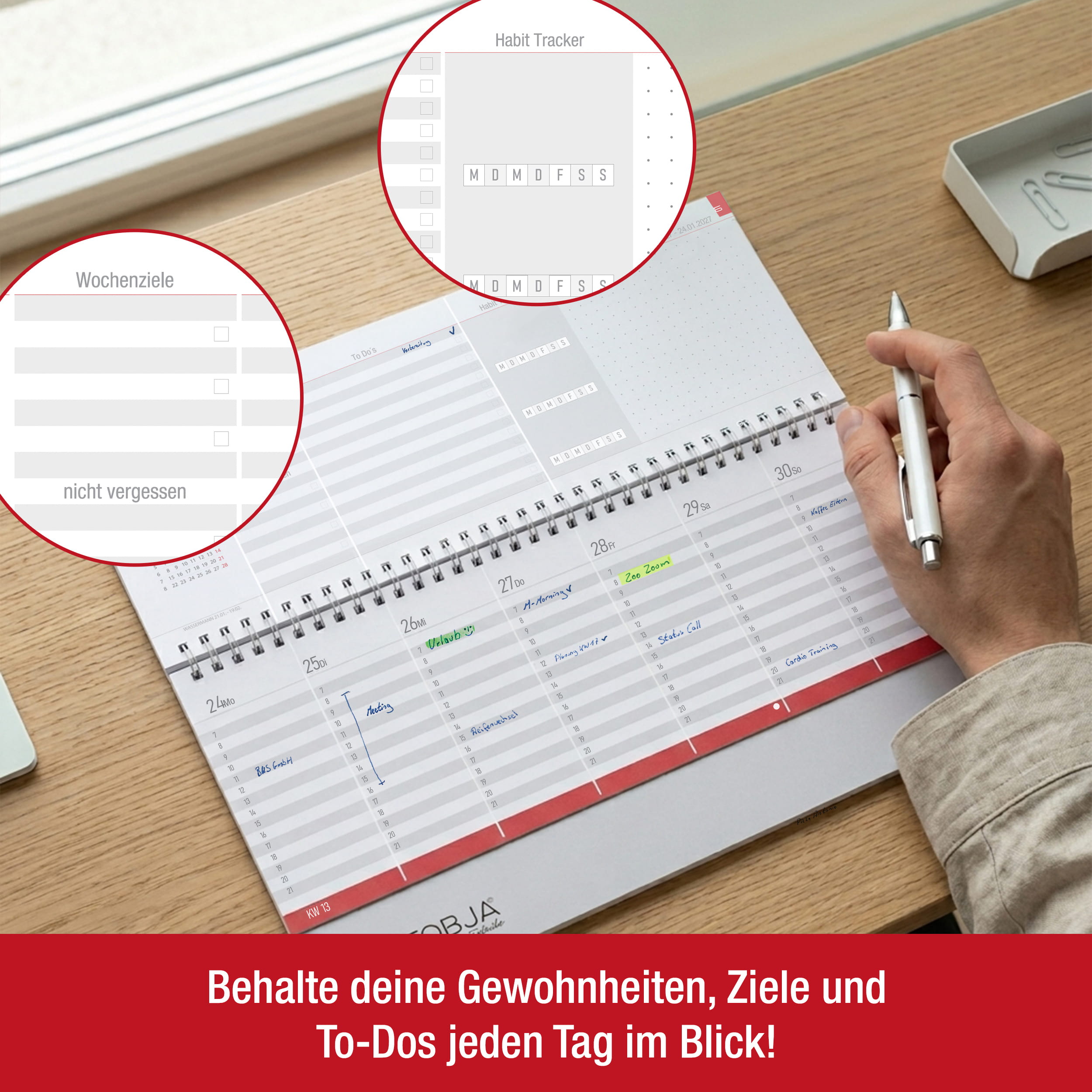 Tischkalender 2027 Just Start NOW