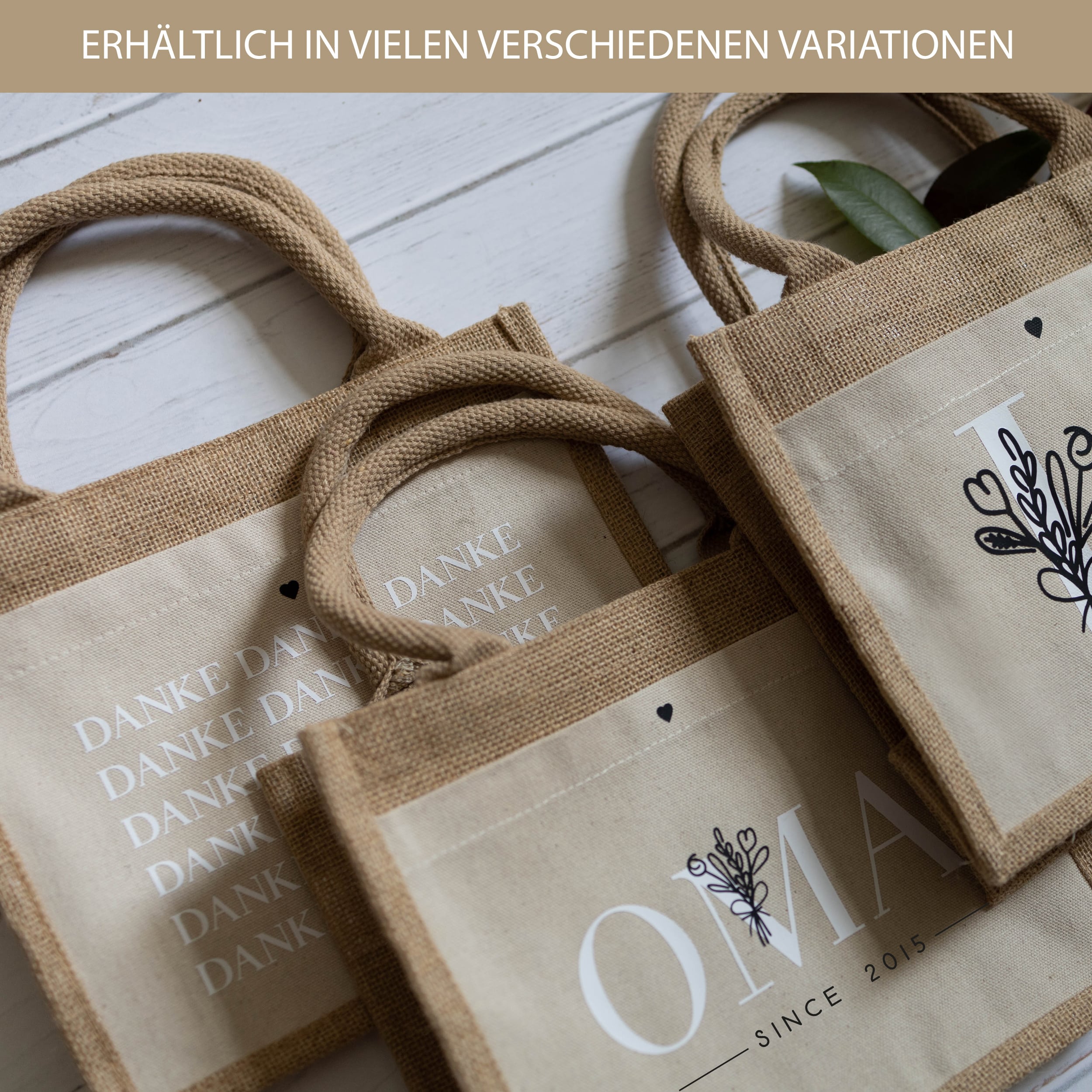Personalisierte Jutetasche "OMA"