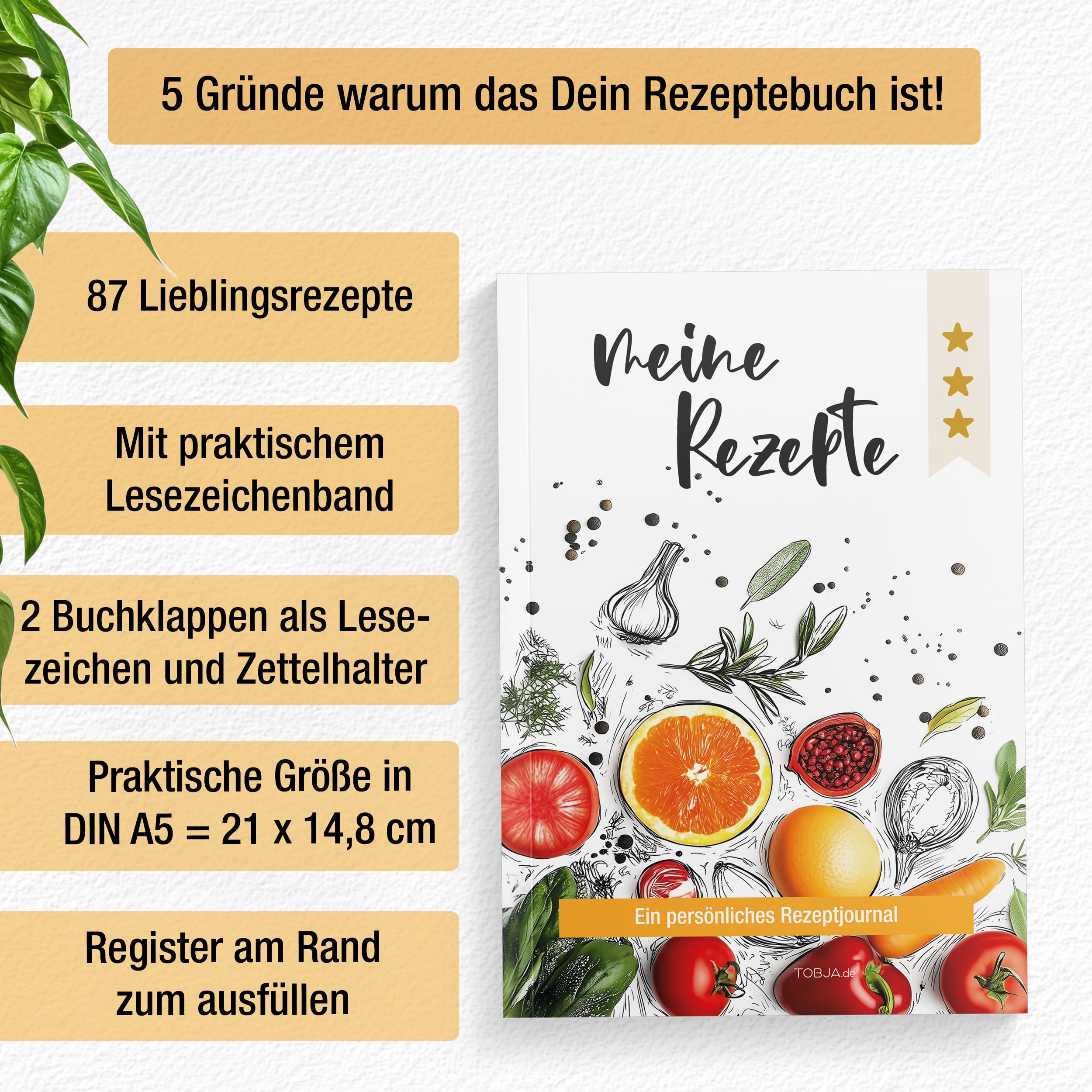Rezeptbuch "Marktfrisch" A5