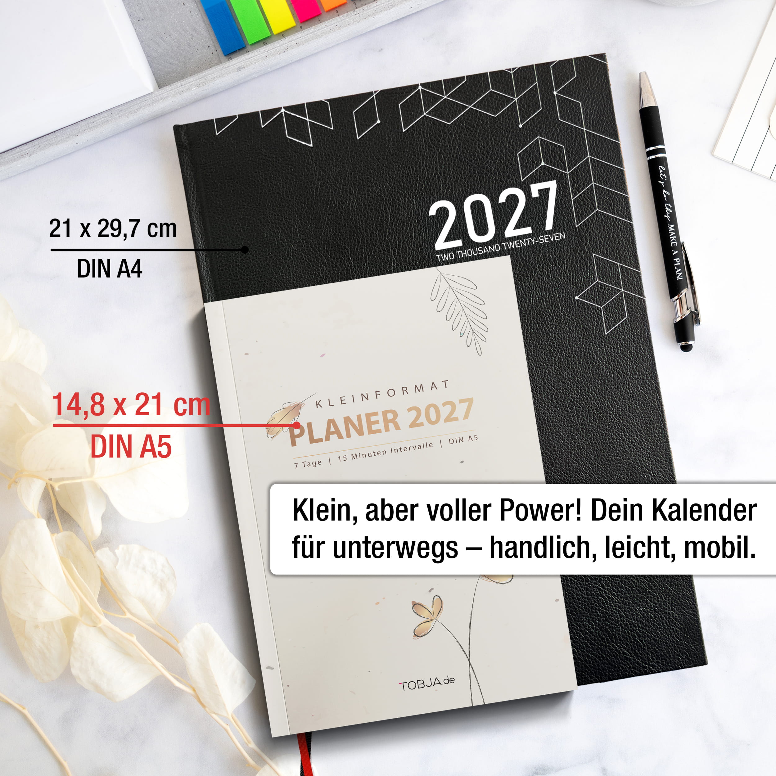 Praxisplaner 2027 A5 Flora